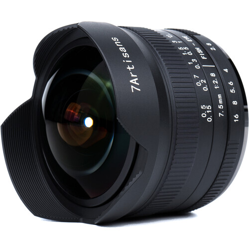 7Artisans 7.5mm f/2.8 II Fisheye za Canon RF - 1